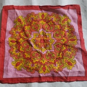 VINTAGE BOHO HIPPIE 70S LINEN Tea towel for pillow
